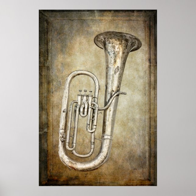 ANTIQUE TUBA POSTER (Front)