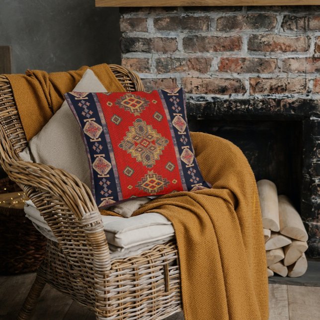 Antique Turkish Kilim Carpet Rug Cushion (Creator Uploaded)