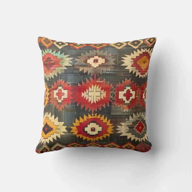 Antique Turkish Mersin Kilim Cushion (Back)