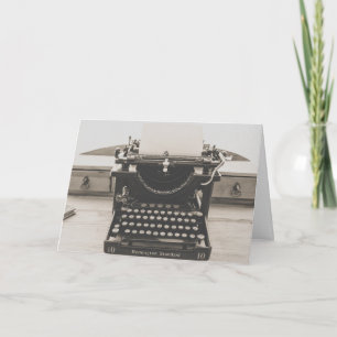 ANTIQUE TYPEWRITER BIRTHDAY CARDS