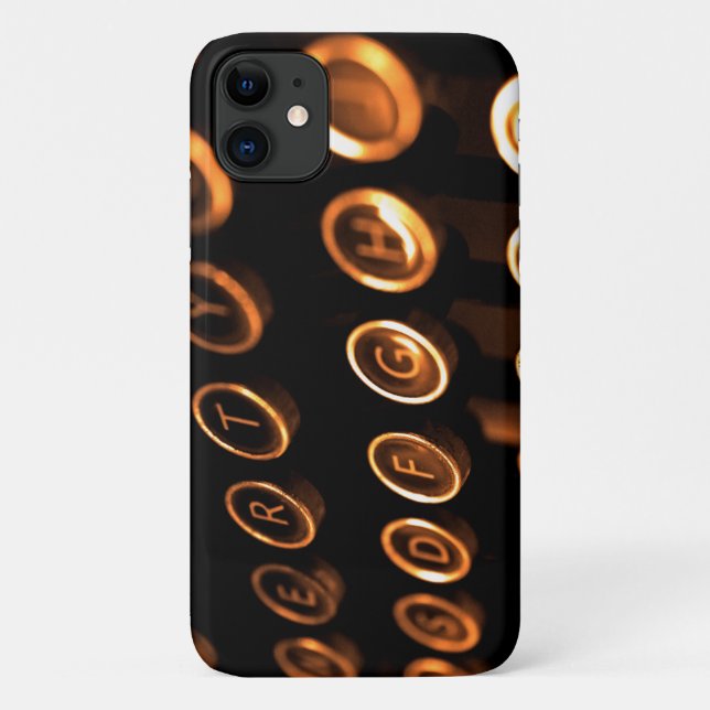 Antique typewriter keys Case-Mate iPhone case (Back)