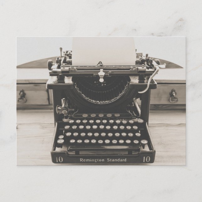 ANTIQUE TYPEWRITER POSTCARDS (Front)