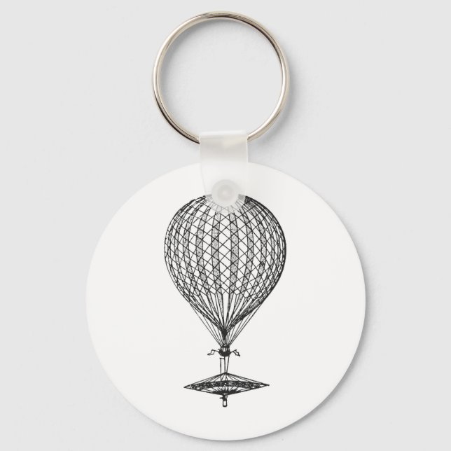 Antique UFO Balloon 1 Key Ring (Front)