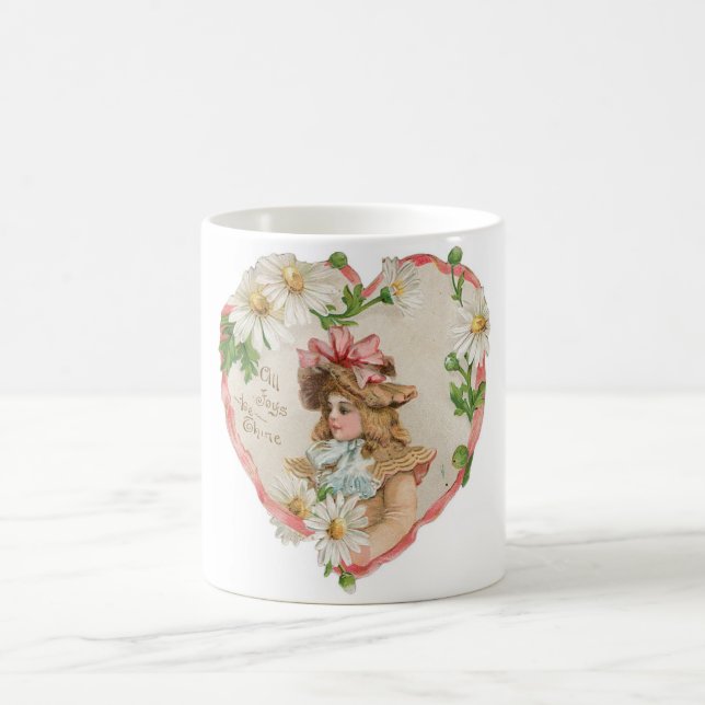 Antique Valentine Coffee Mug (Center)