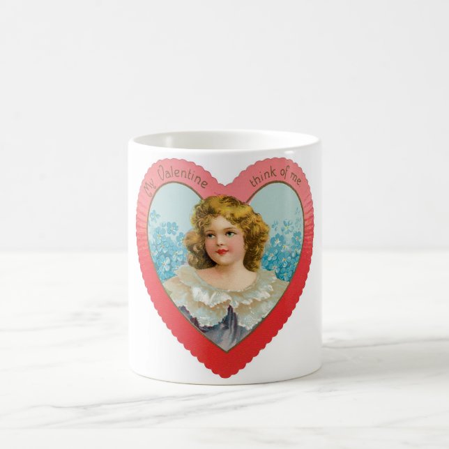 Antique Valentine Coffee Mug (Center)