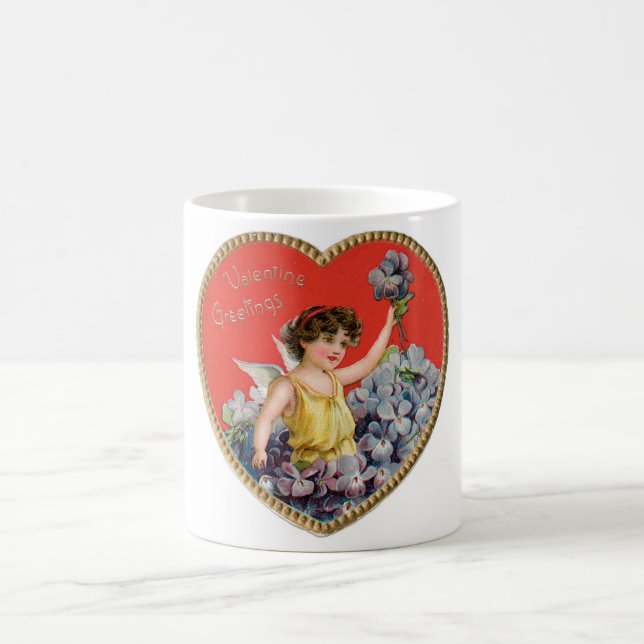 Antique Valentine Coffee Mug (Center)