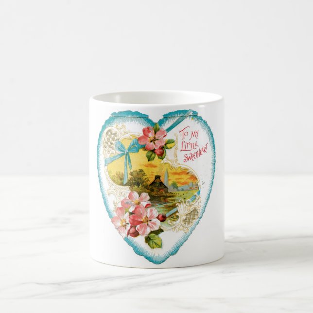 Antique Valentine Coffee Mug (Center)