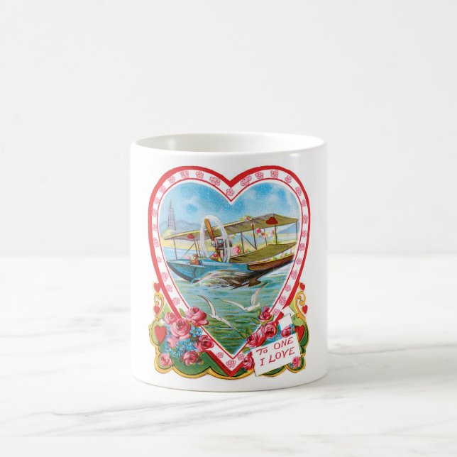 Antique Valentine Coffee Mug (Center)