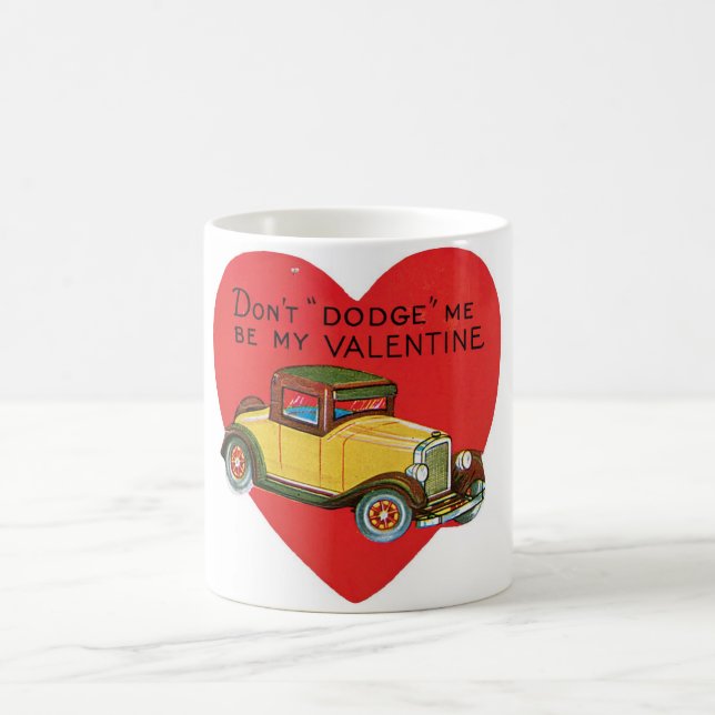 Antique Valentine Coffee Mug (Center)