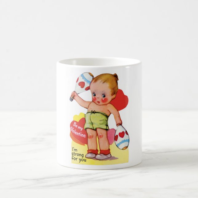 Antique Valentine Coffee Mug (Center)
