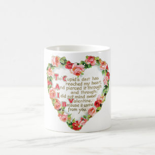 Antique Valentine Coffee Mug