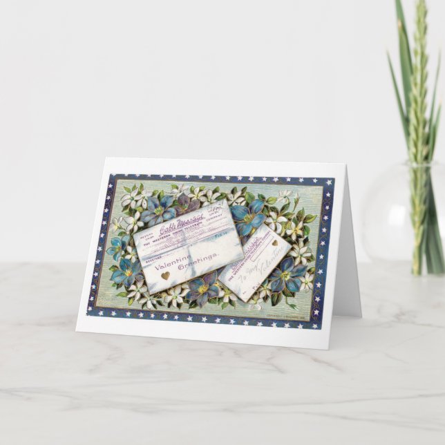 Antique Valentine Holiday Card (Front)