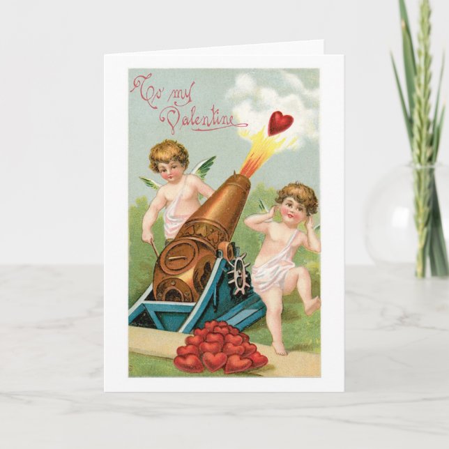 Antique Valentine Holiday Card (Front)