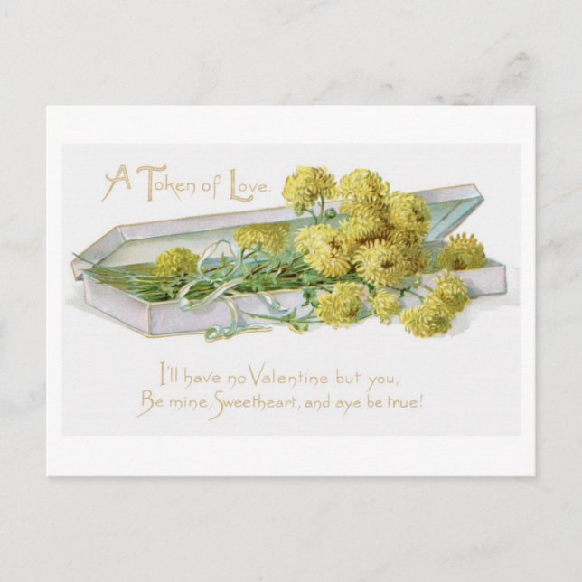 Antique Valentine Holiday Postcard (Front)