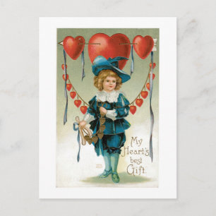 Antique Valentine Holiday Postcard