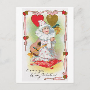 Antique Valentine Holiday Postcard