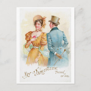 Antique Valentine Holiday Postcard