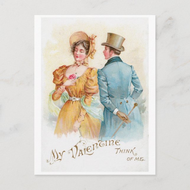 Antique Valentine Holiday Postcard (Front)