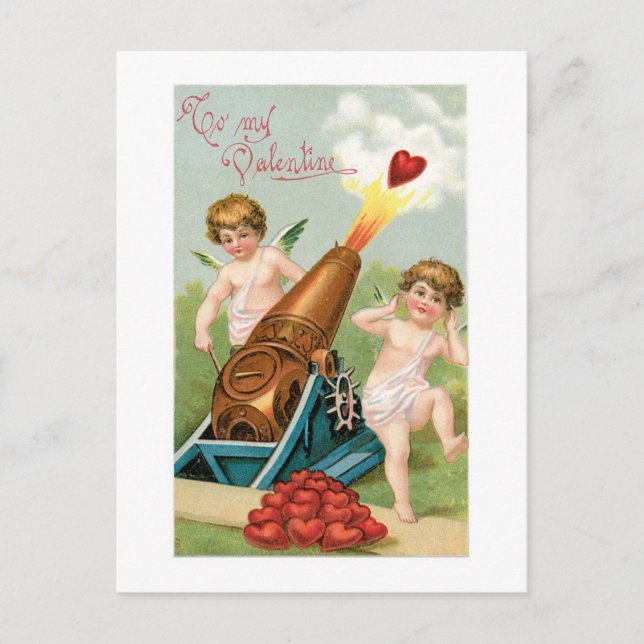 Antique Valentine Holiday Postcard (Front)