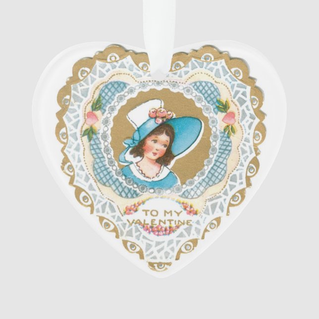Antique Valentine Ornament (Front)
