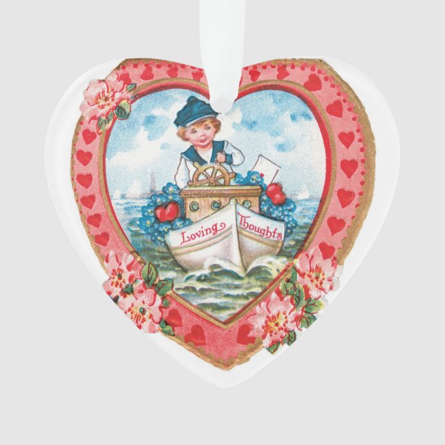 Antique Valentine Ornament (Front)