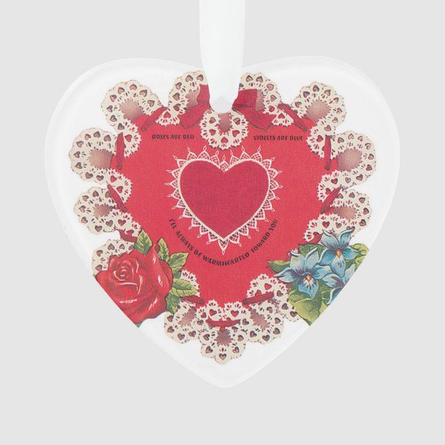 Antique Valentine Ornament (Front)