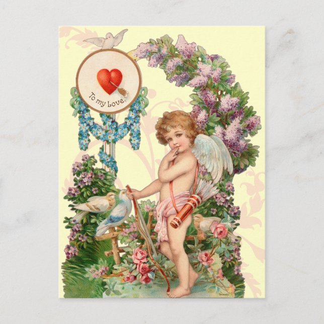 Antique Valentine Postcard (Front)