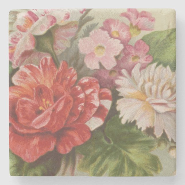 Antique Valentine's Day, L. Prang & Co., 1882  Stone Coaster (Front)