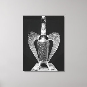 Antique vase transformed to a liturgical ewer canvas print