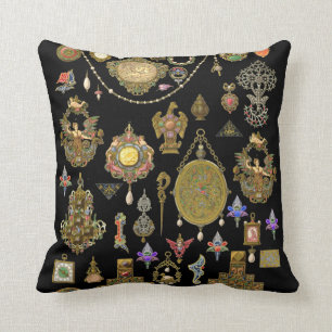 Antique Victorian, nouveau and deco Jewellery art  Cushion