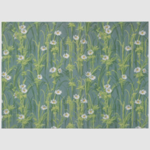 Antique Victorian Vintage Flower Pattern Tissue Paper