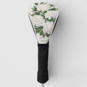 Antique Victorian White Climbing Rose Garden Golf Head Cover