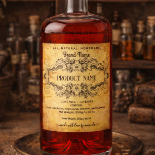 Antique Vintage Apothecary Style Labels