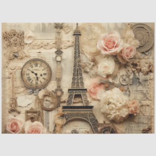 Antique vintage History  Tissue Paper
