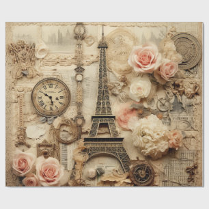 Antique vintage History Wrapping Paper