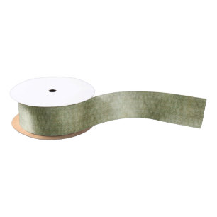 Antique Vintage Look Ribbon - mint green Satin Ribbon
