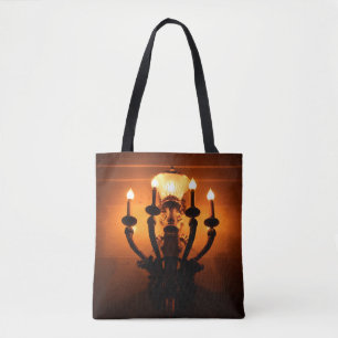 Antique Wall Light Tote Bag