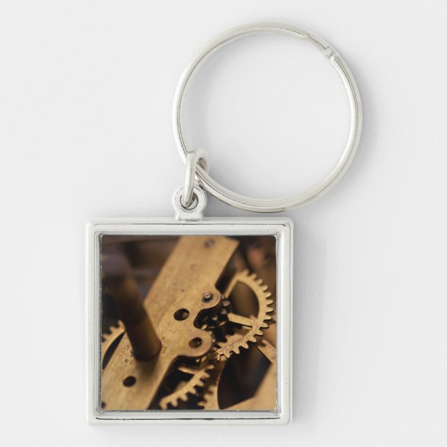 Antique Watch Internal Parts Key Ring (Front)