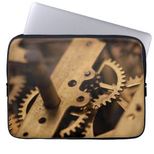 Antique Watch Internal Parts Laptop Sleeve
