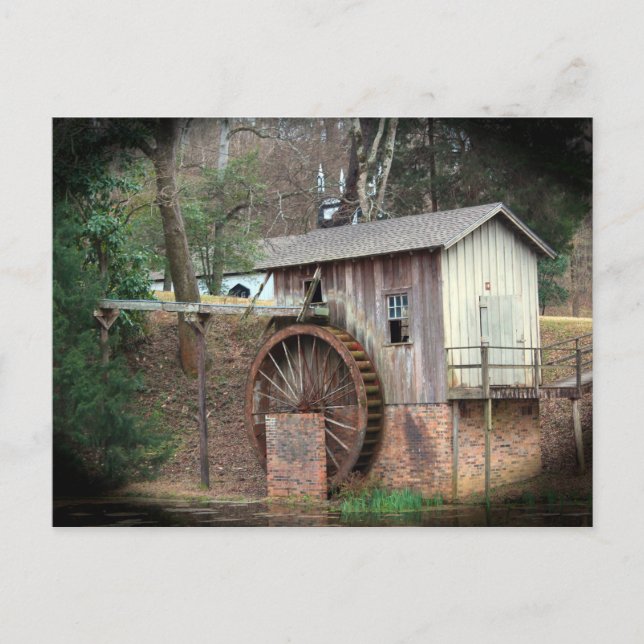 Antique Water Power Postcard (Front)
