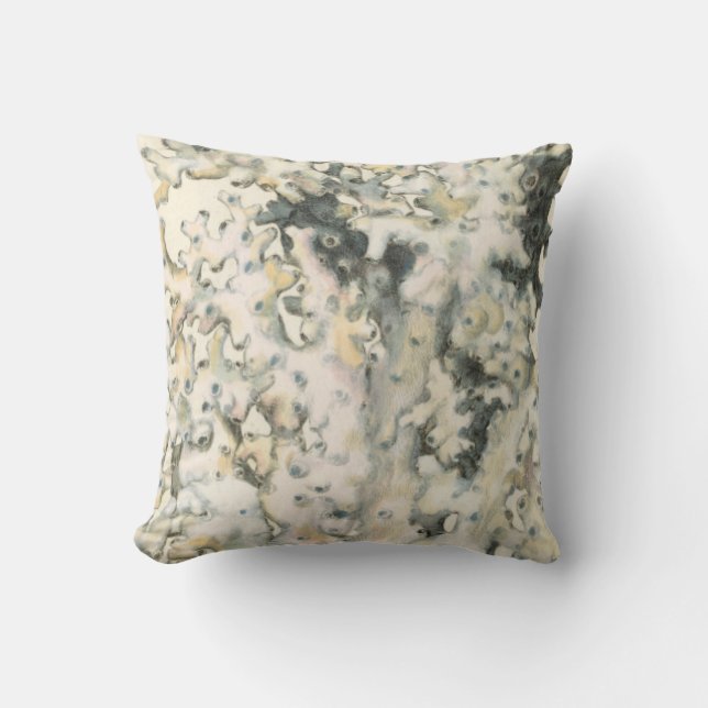 Antique Watercolor Coral Cushion (Front)