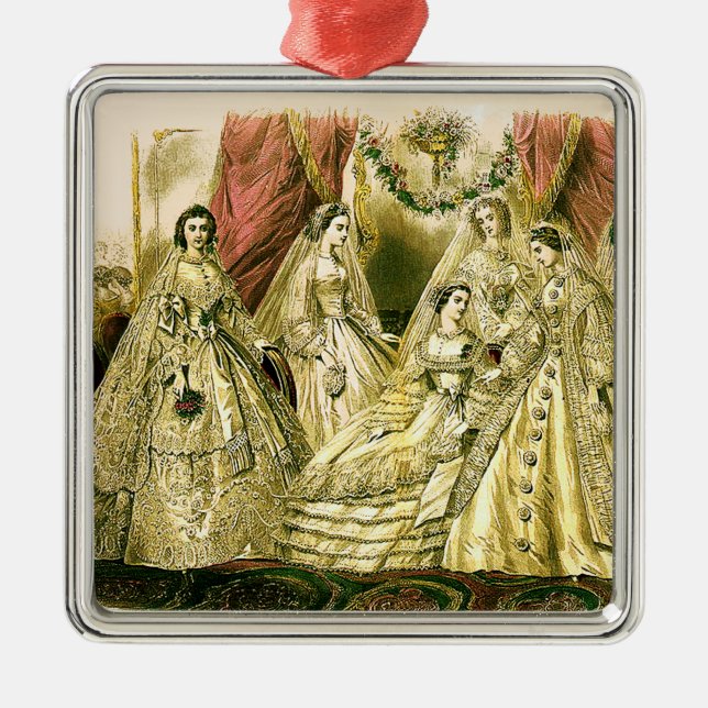 Antique Wedding Bridal Metal Tree Decoration (Front)
