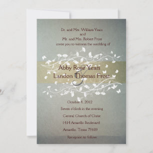 Antique Wedding Invitation