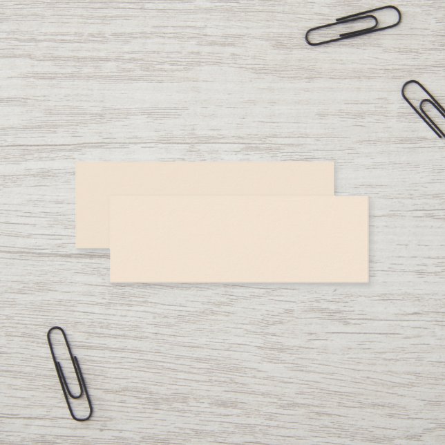 Antique White Mini Business Card (Front/Back In Situ)