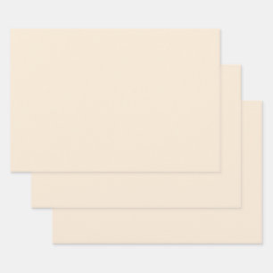 Antique White (solid colour)  Wrapping Paper Sheet