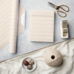 Antique White Thin Horizontal Striped Wrapping Paper<br><div class="desc">Antique White and White Thin Horizontal Striped Wrapping Paper</div>
