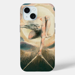 Antique William Blake Earth Compass Symbolism iPhone 15 Case