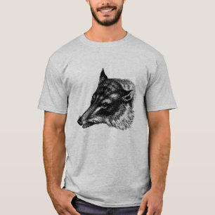 Antique Wolf  T-Shirt