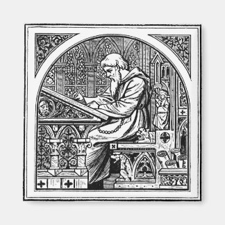 Antique woodcut magnet