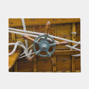 Antique Wooden Boat Doormat